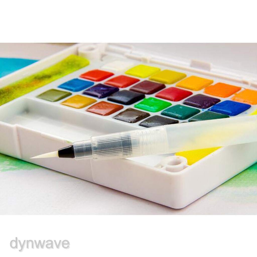 Set 6 bút cọ vẽ màu nước rắn tiện lợi