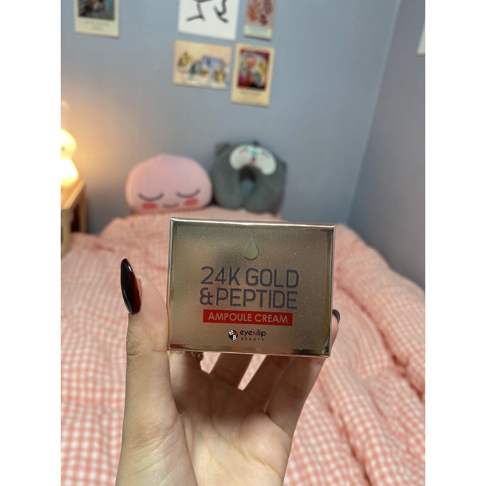 Kem dưỡng EYENLIP 24K Gold & Peptide Perfect Ampoule Cream