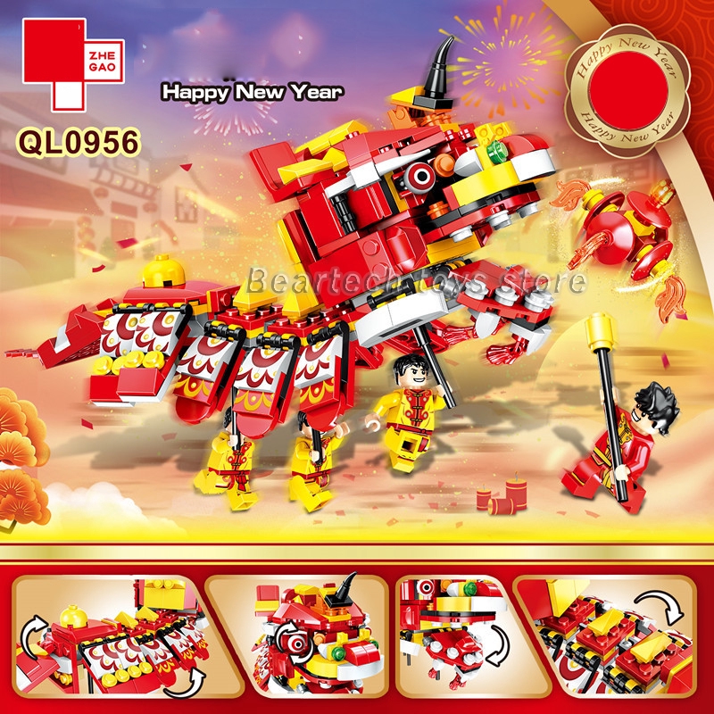 Mô Hình Lắp Ráp Lego Nhân Vật Hoạt Hình Trung Quốc Ql0956
