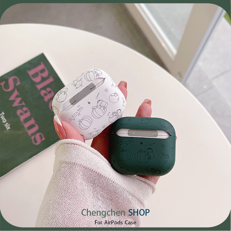 Vỏ Bảo Vệ Hộp Sạc Tai Nghe AirPods3 2021 / 3 Họa Tiết Hoạt Hình Cậu Bé Bút Chì / Dưa Hấu / Cậu Bé Bút Chì Dễ Thương