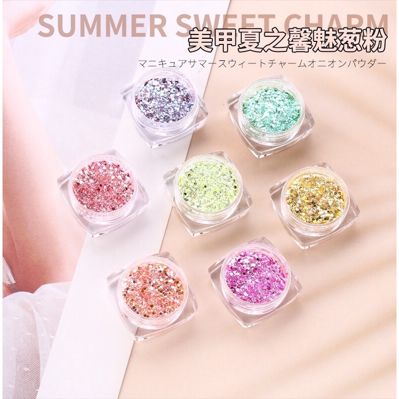 [R095-02] Set 12 nhũ mắt, nhũ kim tuyến lục giác nhỏ | BigBuy360 - bigbuy360.vn