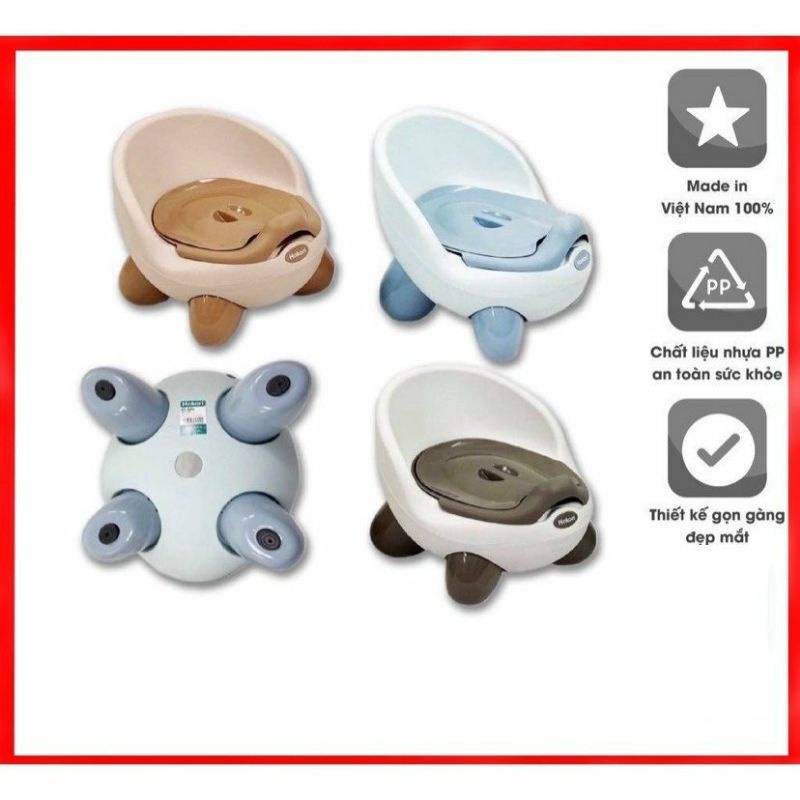 Bô cho bé đi vệ sinh, bô gấu Hokori