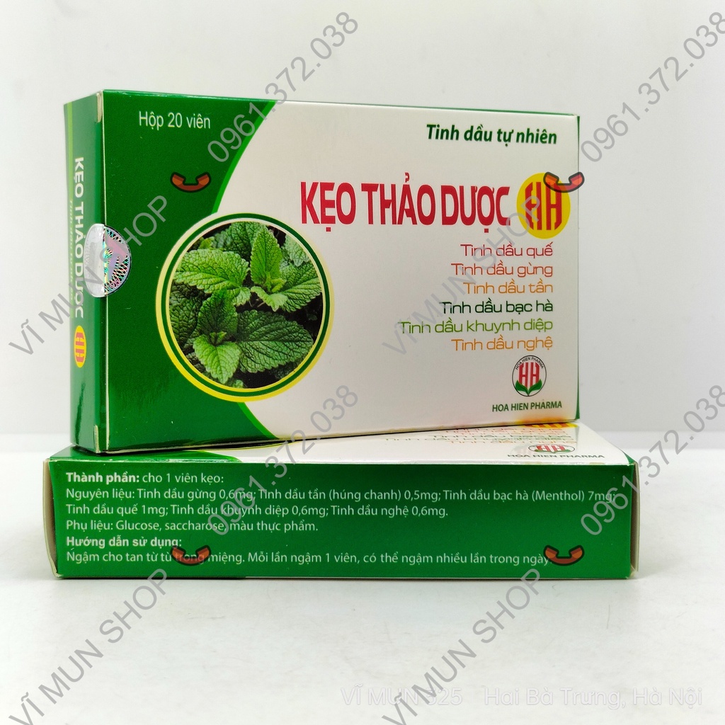 Kẹo ngậm thảo dược HH ho gió, ho khan