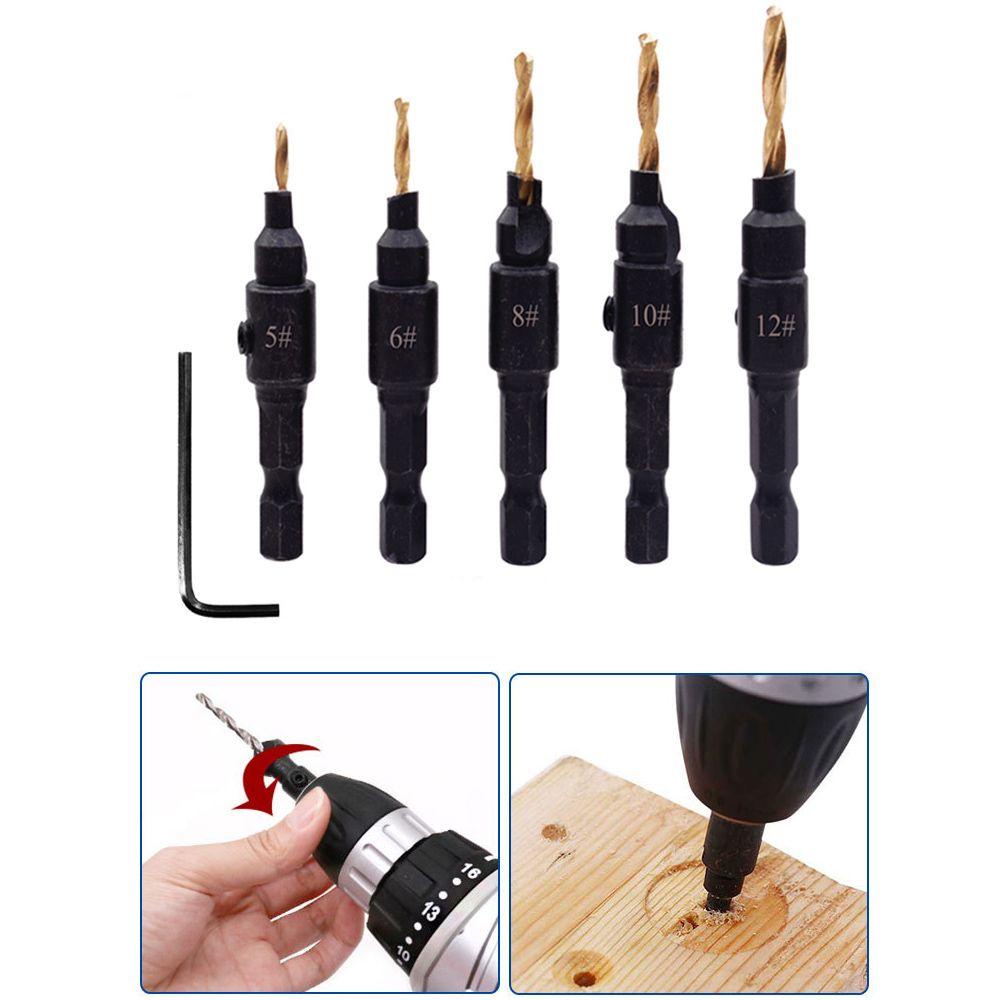 Bộ Mũi Khoan Xoắn Ốc Chuôi Lục Giác Chuyên Dụng