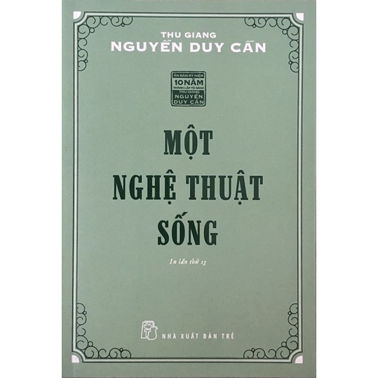 Sách Một Nghệ Thuật Sống