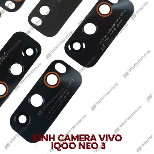 Mặt kính camera vivo iqoo neo 3 có sẵn keo dán