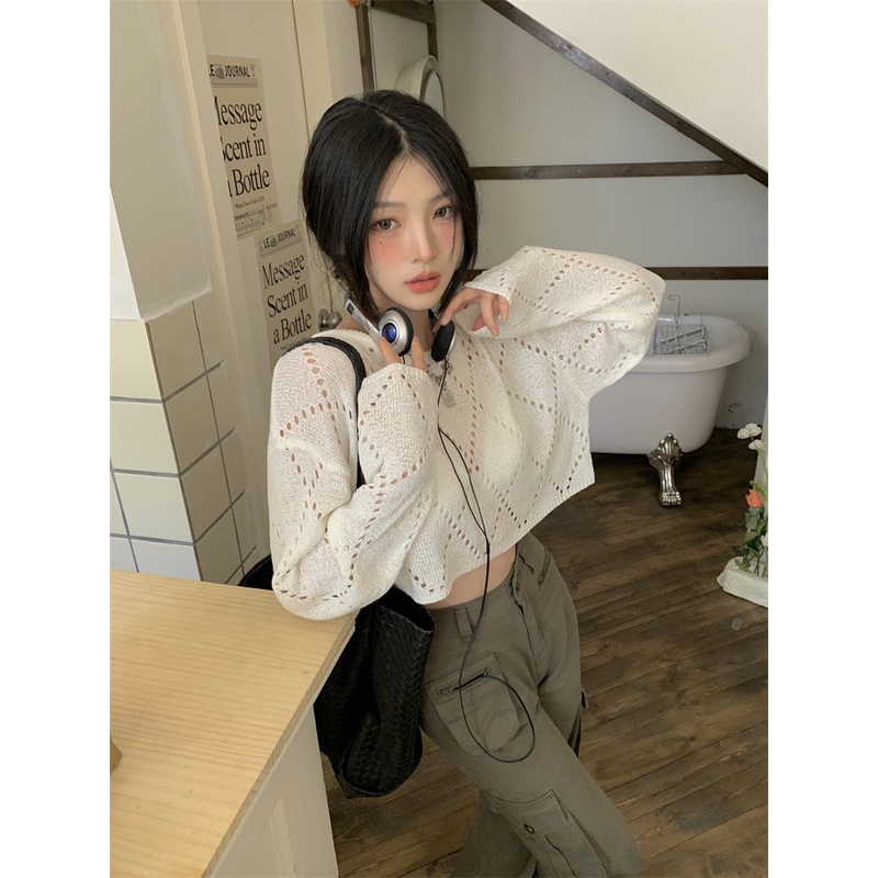 Áo Thun Nữ Tay Dài Cổ Tròn Thời Trang Phong Cách Hàn Quốc