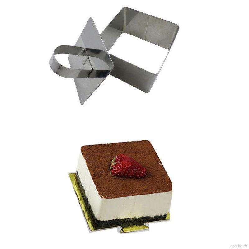 Khuôn làm bánh Cupcake thép không gỉ dụng cụ nhà bếp DIY