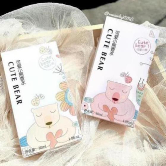 Nước Hoa Nữ Cute Bear chú Gấu Bear mini 30ml.Mùi hương quyến rũ,bật mùi thơm đặc trưng của Bạn.Tặng kèm 1 Túi Gấu.