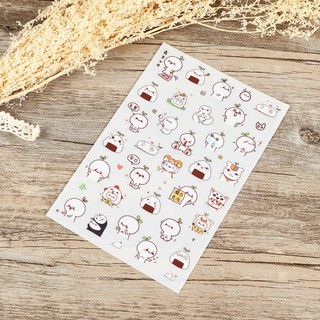 Sticker bé mầm cây set 6 tấm