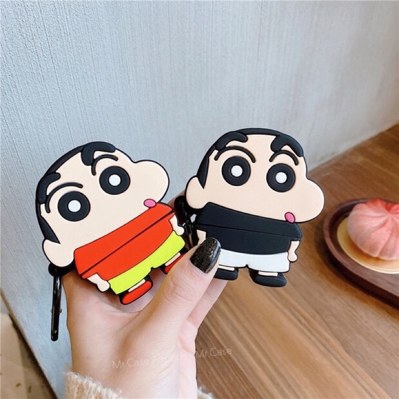 Case Airpods 1/2 /Pro Vỏ Ốp Tai Nghe Hình Shin Đang Yêu - Mr.Case AirPods