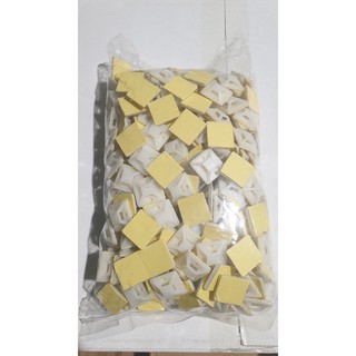 Đế dán dây rút giúp cố định dây điện (BỊCH 50 MIẾNG)