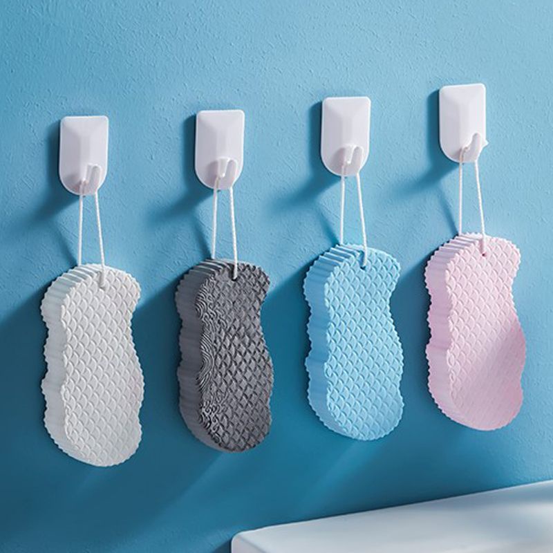 1 Bàn Chải Tắm Bằng Bọt Biển Giúp Tẩy Tế Bào Chết Massage Cơ Thể Cho Người Lớn Và Trẻ Em