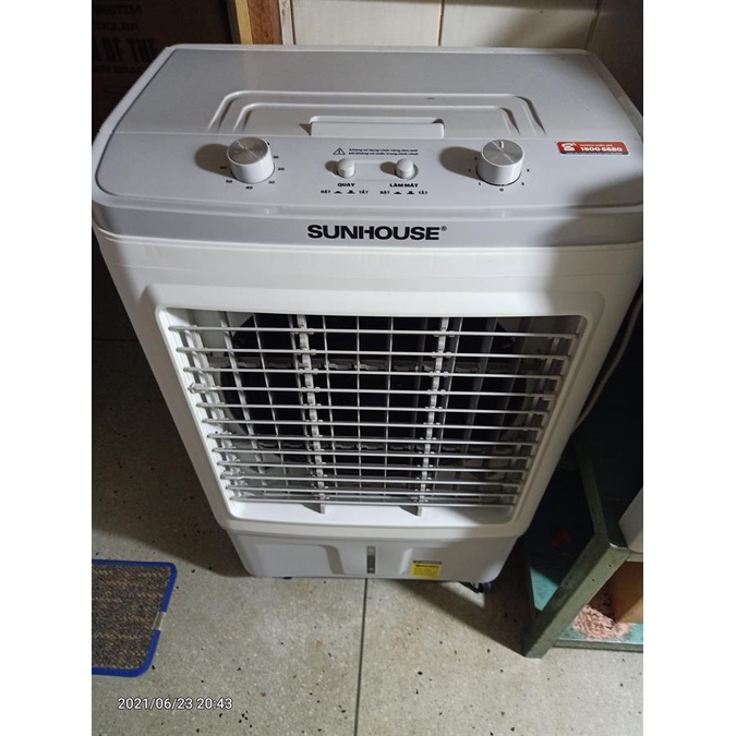 Quạt hơi nước Sunhouse SHD7747 45 lít , quạt điều hoà, máy làm mát không khí SHD7747 - Hàng trưng bày BH chính hãng
