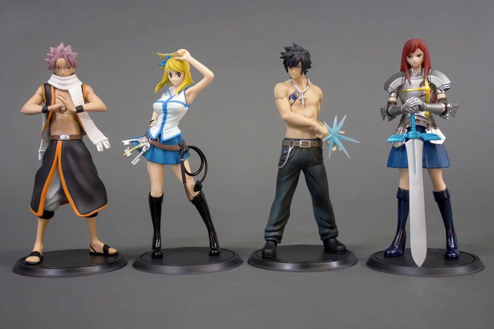 Set 4 Mô Hình Nhân Vật Phim Hoạt Hình Fairy Tail