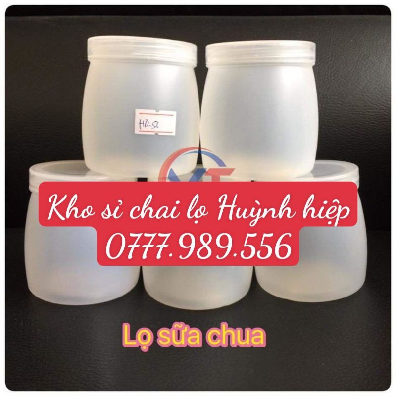 Hủ Sữa Chua Loại Dày 120ml-Kho Sỉ Chai Lọ Huỳnh Hiệp