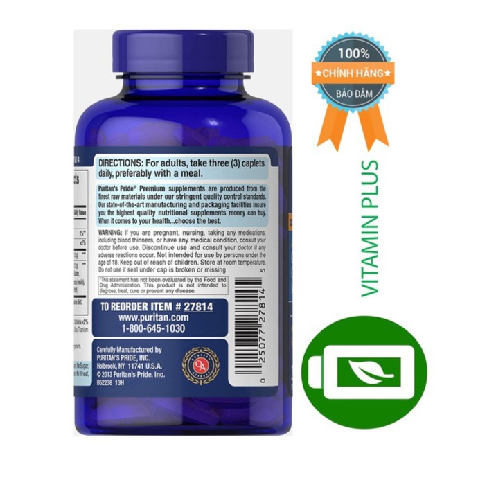 Viên uống giảm viêm khớp Double Strength Glucosamine 240 viên