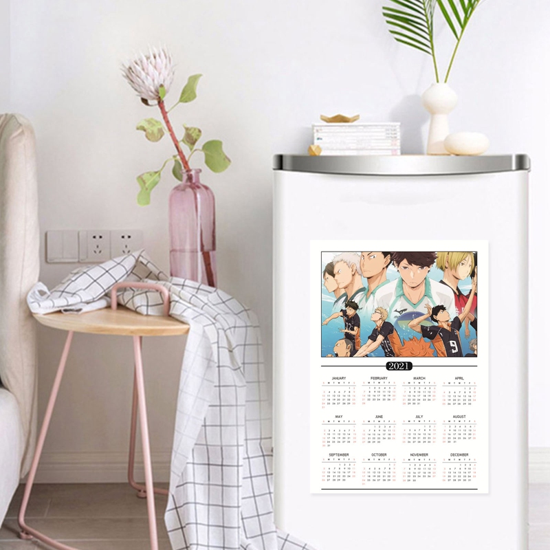 Poster Treo Tường In Hình Cầu Thủ Bóng Chuyền Haikyuu 2021 A3