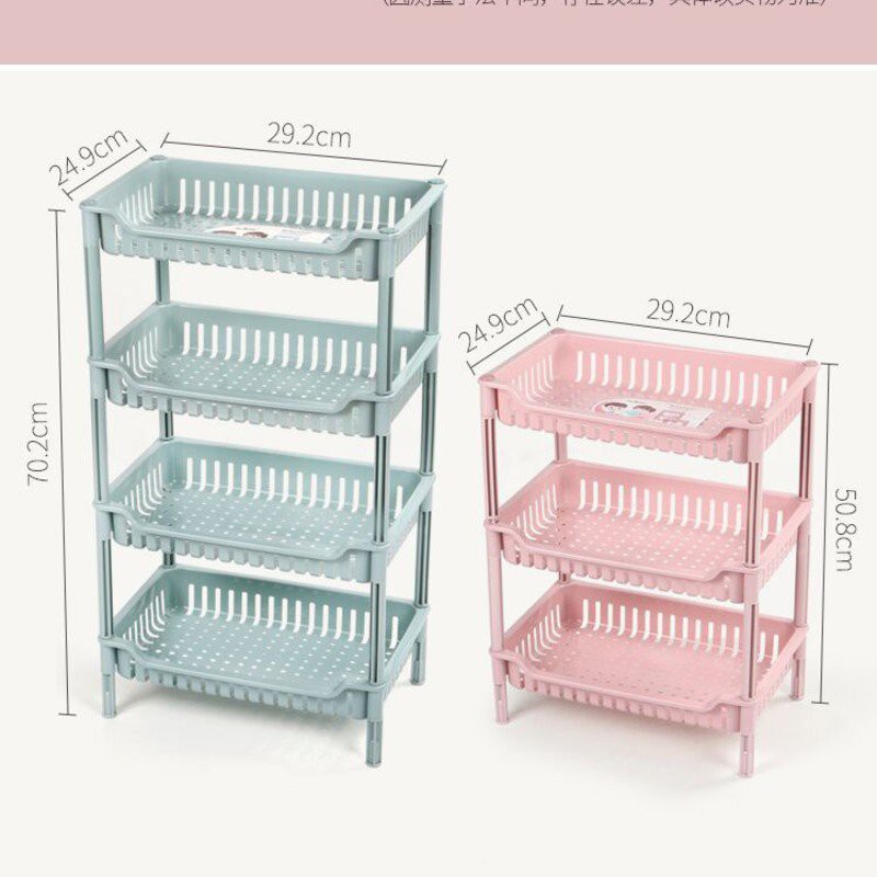 Kệ để đồ nhà bếp 4 tầng đa năng,kệ để gia vị nhà bếp,đồ dùng nhà tắm cao cấp No 3424