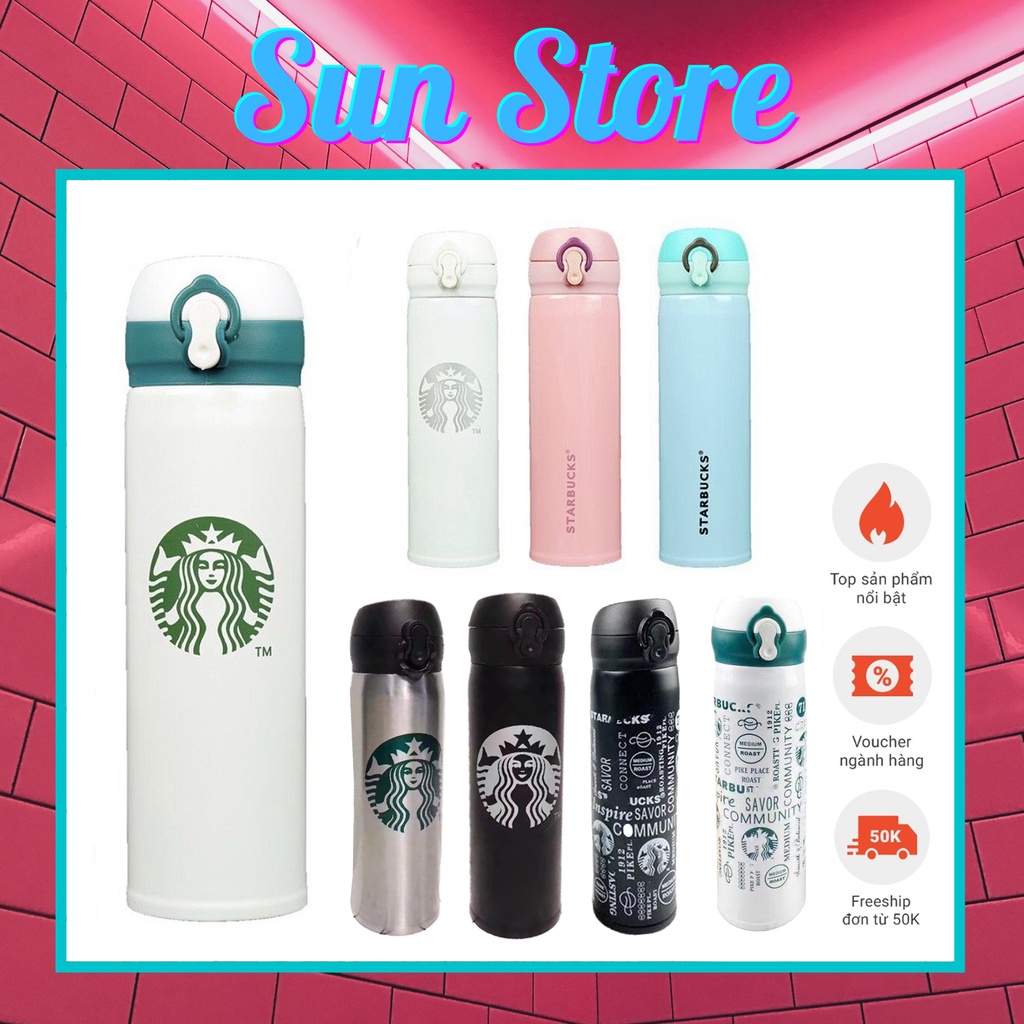 Cốc giữ nhiệt 2 Ly giữ nhiệt bình giữ nhiệt Starbucks - SunStoreVN