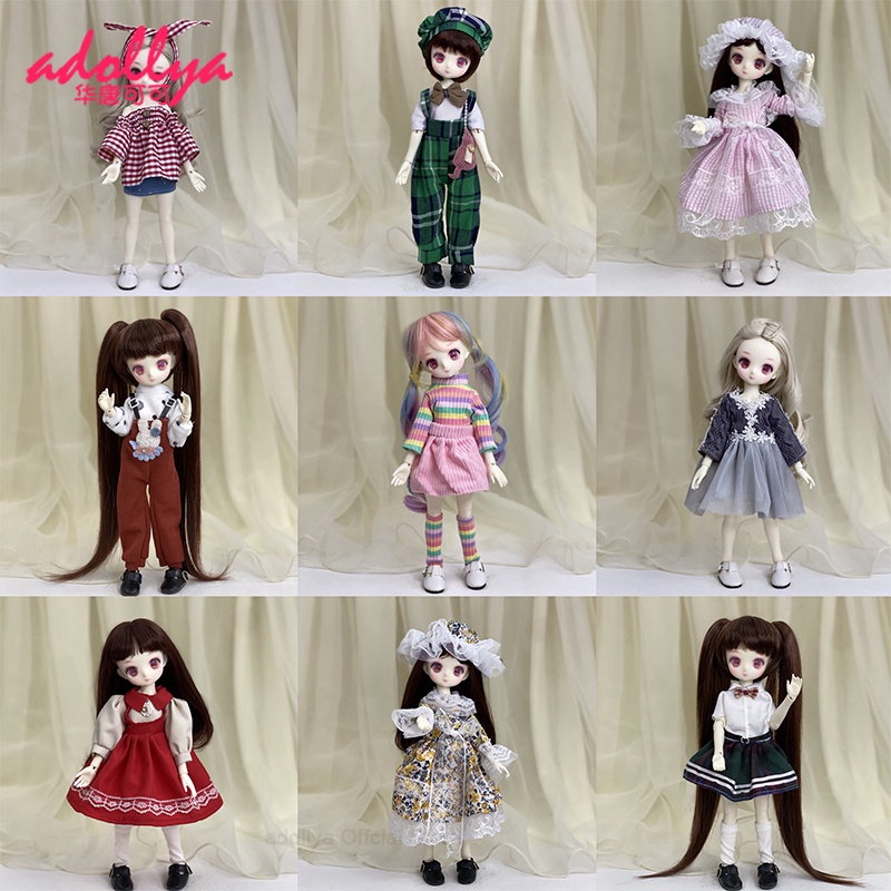 Bộ trang phục búp bê BJD 6 khớp tỉ lệ 1:6 đồ chơi quà tặng thời trang dành cho bé gái