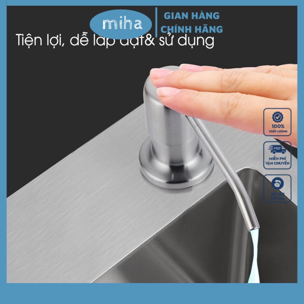 Bộ vòi bơm hút nước rửa chén gắn bồn rửa tự bơm hút dầu rửa bát với ống dẫn silicon dài 1,2m