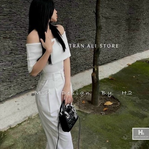 Áo bẹt vai tặng kèm khuy X không tay chất thun tăm siêu co dãn nhiều màu vanmiushop