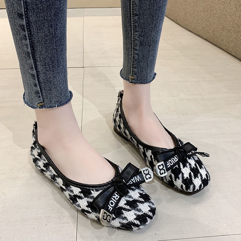 [in stock] women's flat shoes bow trend casual ins casual shoes versatile sandals shoes | BigBuy360 - bigbuy360.vn