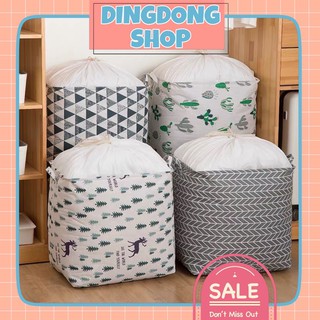 Túi đựng chăn dây rút hoạ tiết