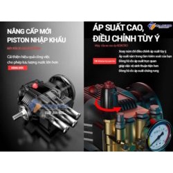 Máy rửa xe cao áp 3kw - 7,5kw Kokoro T3600M Tahico - bảo hành 1 năm