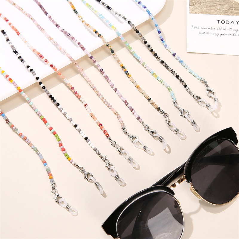 Dây Đeo Mắt Kính Màu Cầu Vồng 3Mm Chống Mất 63cm