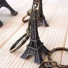 Móc chìa khóa đa năng an toàn, móc treo chìa khóa mô hình tháp Eiffel độc đáo