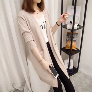 Áo Cardigan dáng dài