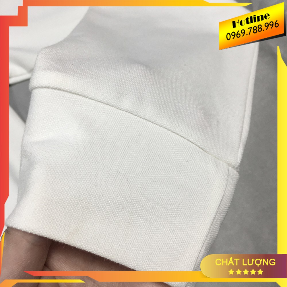 Áo thun nam dài tay có cổ, Áo polo nam cao cấp chất liệu cotton thấm hút tốt, Logo Thêu Sắc Nét , Có Size Đại, Chuẩn Fom