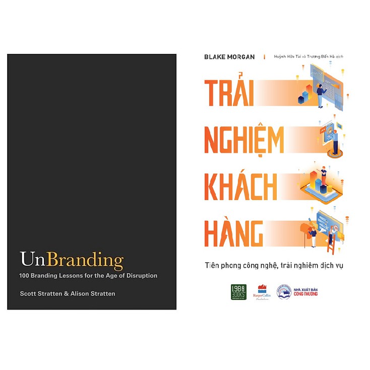 Sách - Combo : Unbranding - Trải nghiệm khách hàng