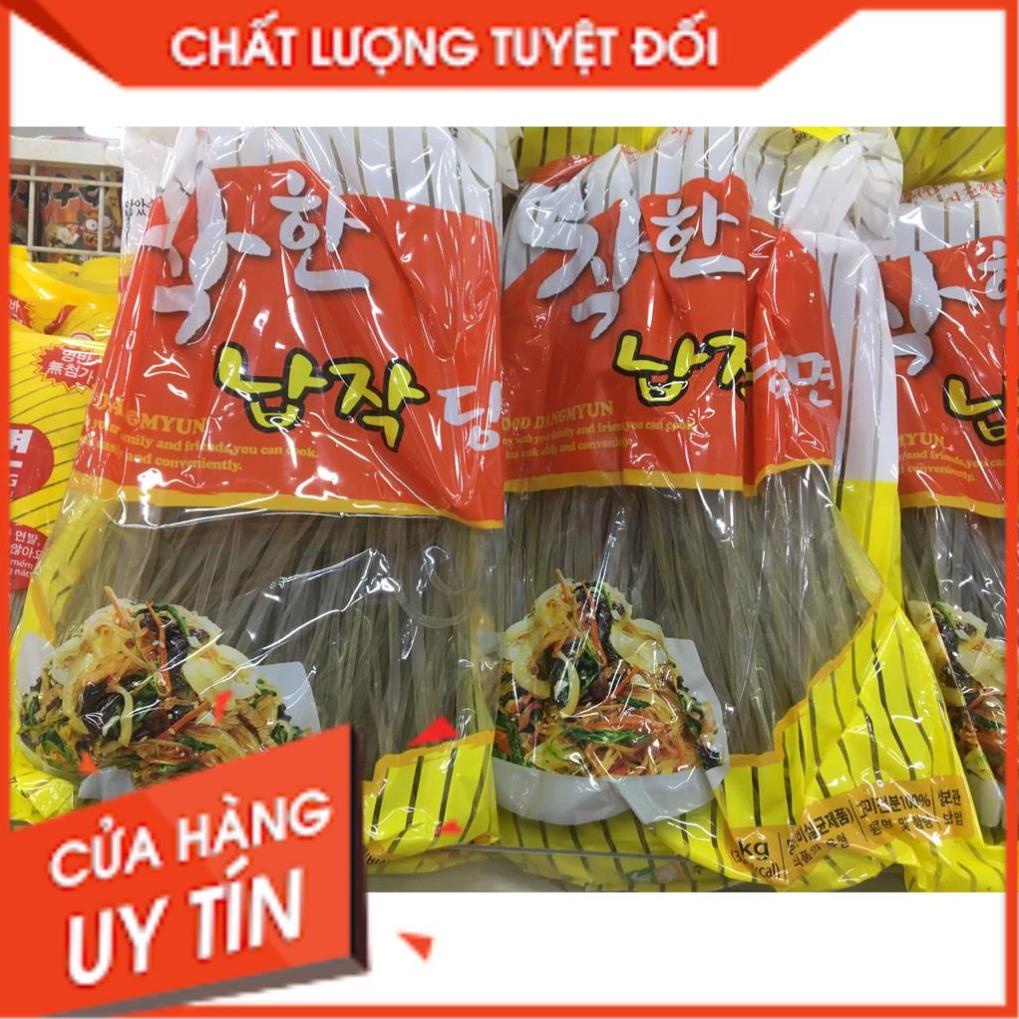 Miến sợi dẹt hàn quốc chakhan nongwoo 1kg - 착한 납작당면