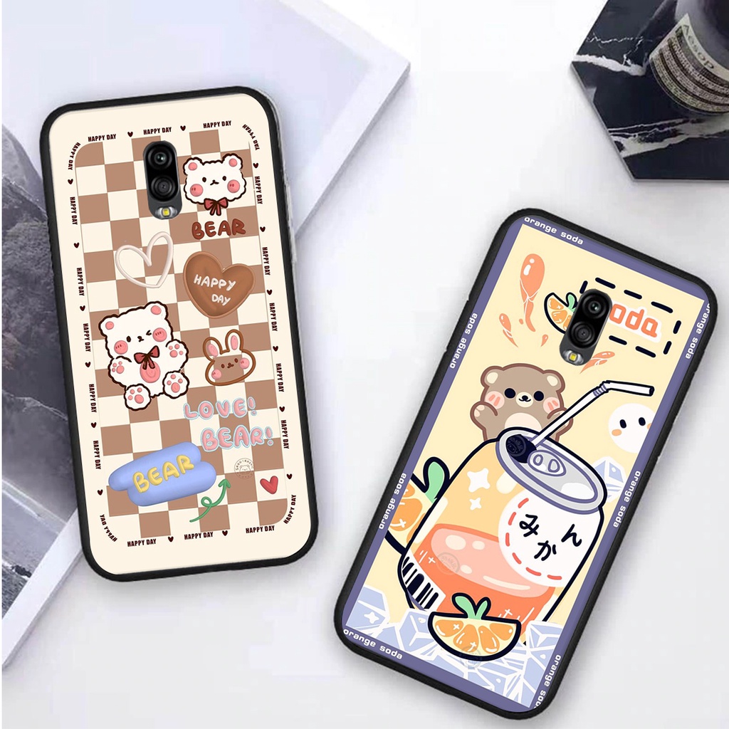 Ốp lưng Samsung J7 PLUS / J4 PLUS / J4 PRIME / J4 CORE in hình 3D GẤU cute be@r, soda, happy day cực hot ,thời thượng
