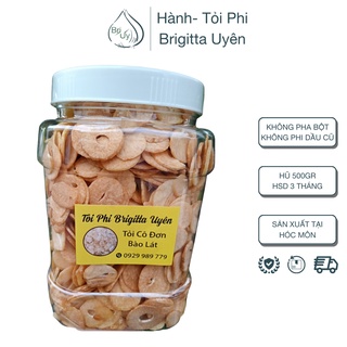 Tỏi cô đơn chiên giòn ⚡ CỰC NGON ⚡ 500gr tỏi cô đơn bào lát chiên giòn thơm nức, an toàn vệ sinh thực phẩm