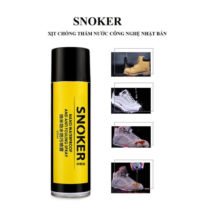 Chai xịt giày chống thấm nước Snoker Cao Cấp