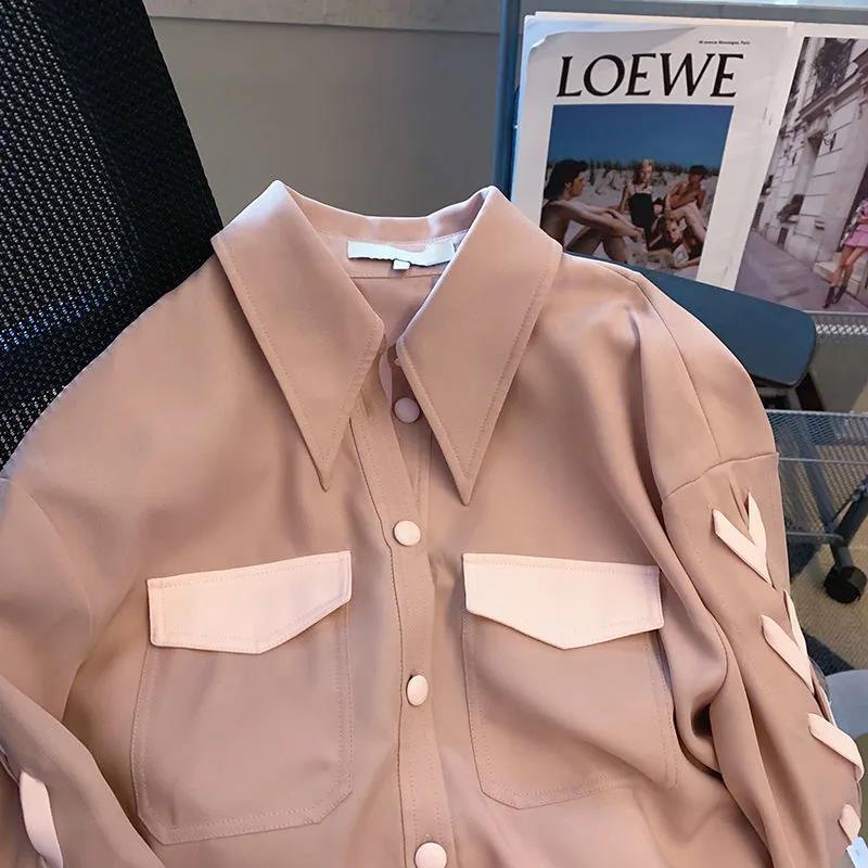 Áo Sơ Mi Tay Dài Thắt Nơ Phong Cách Phương Tây Thời Trang Mùa Thu Mới Dành Cho Nữ