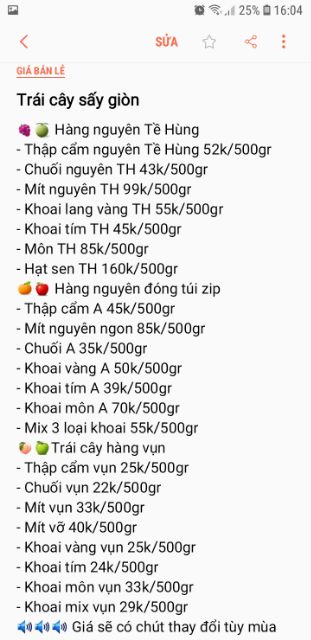 [Mã 66FMCGSALE hoàn 8% đơn 500K] Combo 2kg Trái cây sấy - hàng vụn