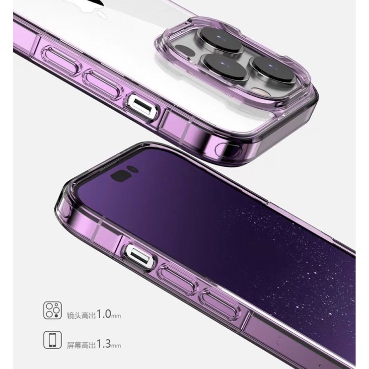 Ốp lưng Likgus trong viền màu cho iPhone 14 Pro Max 14 Plus, 13 Pro Max 12 camera gờ cao bảo vệ máy siêu đẹp