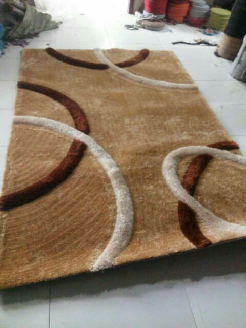 Thảm chỉ xù. kt 1m6x2m3