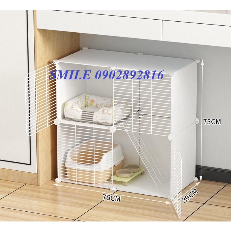 MÈO ,CHUỒNG CHÓ ,CHUỒNG QUÂY DƯỚI 6KG LẮP GHÉP SƠN TĨNH ĐIỆN CHO PET