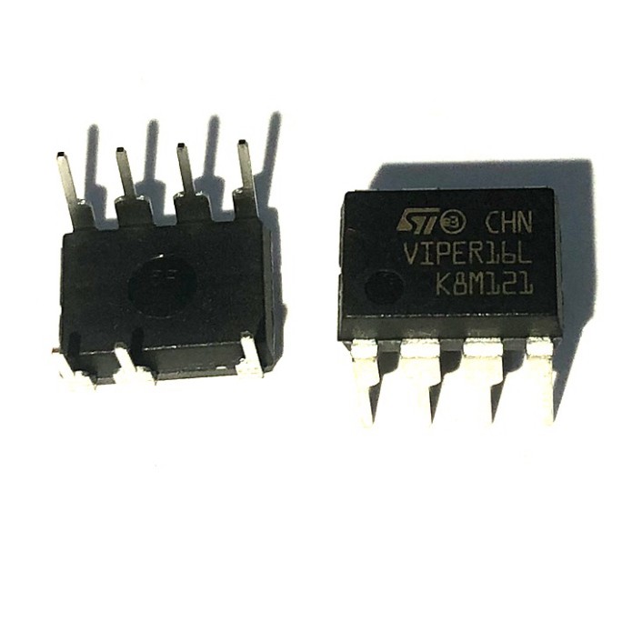 IC Nguồn VIPER16L VIPER16 DIP-7, Chân Cắm Mới Chính Hãng ST 100%, ic nguồn bo công suất máy giặt.