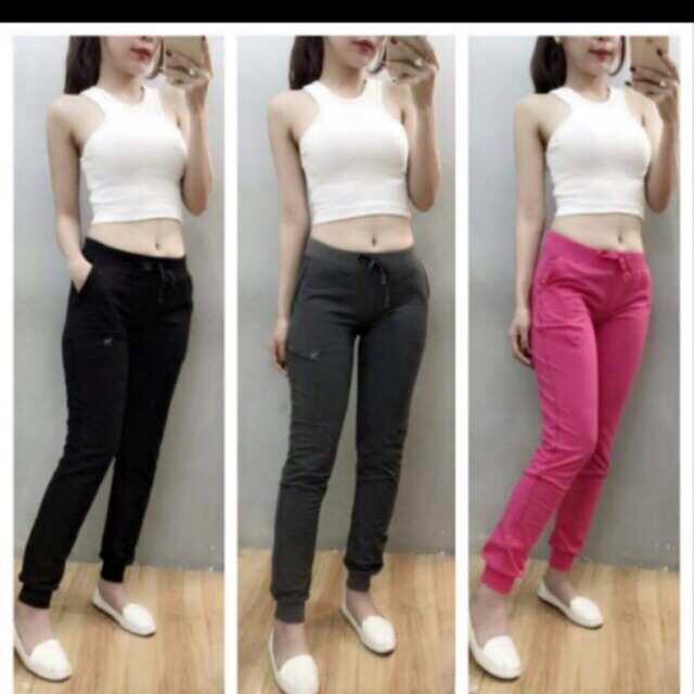 Quần thun jogger nữ xuất khẩu
