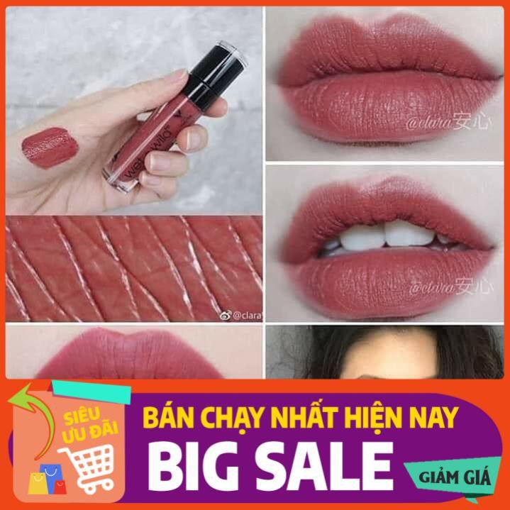 Wet N Wild Give Me Mocha - Son Kem Lì Màu Hồng Đất *