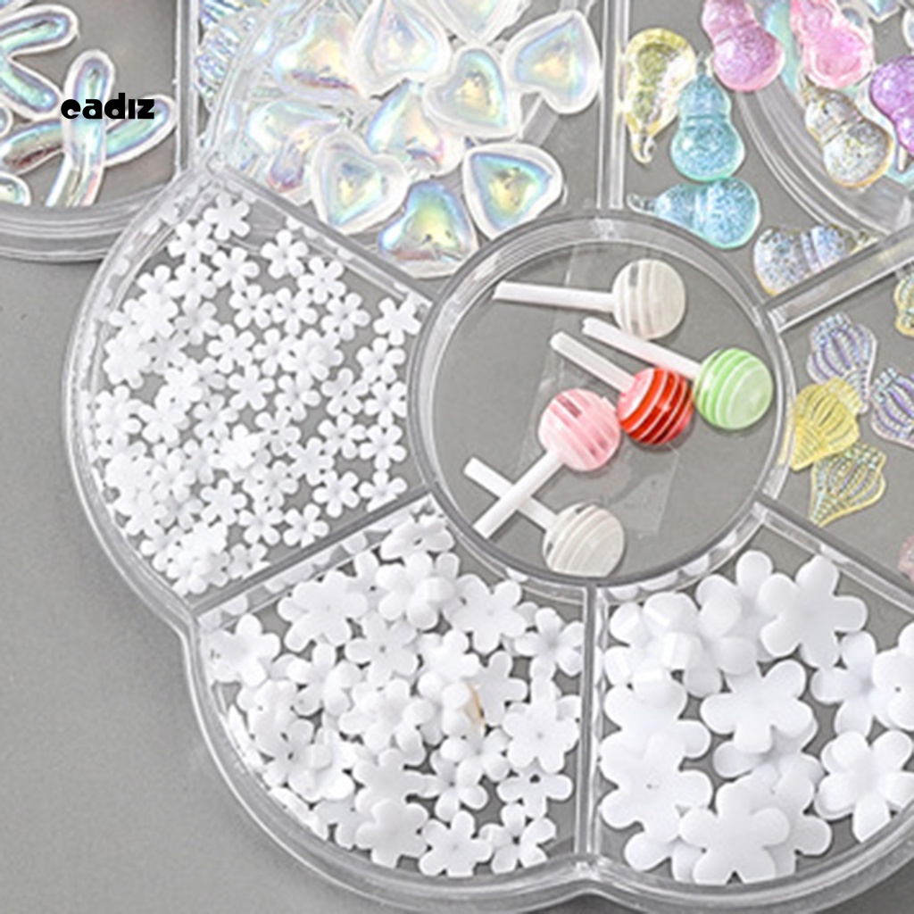 Hạt Charm Tạo Hiệu Ứng 3D Nhiều Kiểu Trang Trí Móng Tay DIY