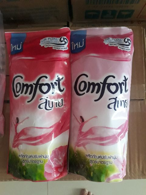 Set 2 túi nước xả comfort Thái Lan 580ml(mẫu mới).