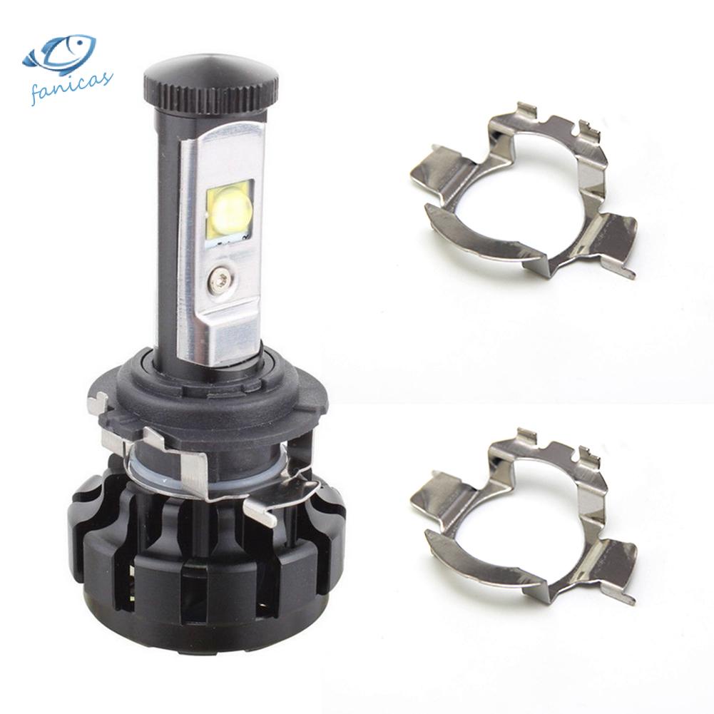 Set 2 giá đỡ đèn pha LED H7 cho Benz BMW Audi VW